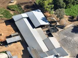 Drone flyover of slaughterhouse - Captured at Cowra Meat Processors, Cowra NSW Australia.