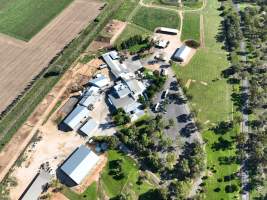 Drone flyover of slaughterhouse - Captured at Cowra Meat Processors, Cowra NSW Australia.