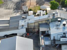 Drone flyover of slaughterhouse - Captured at Cowra Meat Processors, Cowra NSW Australia.