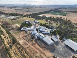 Drone flyover of slaughterhouse - Captured at Cowra Meat Processors, Cowra NSW Australia.