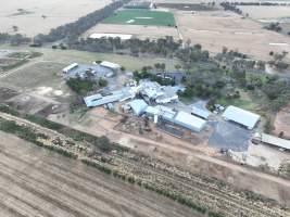Drone flyover of slaughterhouse - Captured at Cowra Meat Processors, Cowra NSW Australia.