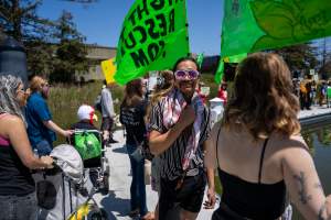 Animal Liberation March 2025 - The Animal Liberation March organised by DxE in May 2025. Hundreds of activists marched through the streets of Petaluma, Santa Rosa demanding liberation for all and an end to animal exploitation. - Captured at CA.