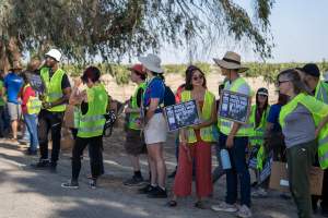 Action - Vera Goat Dairy (Meyenberg Goat Milk) - On May 27th, 2025 Five activists were just arrested after rescuing two sick baby goats from a Whole Foods-supplying factory goat dairy in the Central Valley, California that supplies the nation's largest goat dairy brand, Meyenberg. The rescued babies are on their way to get care.
After the rescue, these activists returned to the facility to urge the authorities to investigate the facility's massive dead pile and other violations. An investigation released by DxE prior to the action showed dozens of mothers and babies are regularly dumped into an illegal mass dead pile. A mother goat and two babies were previously rescued from the facility. - Captured at CA.