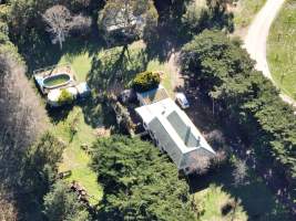 Drone Flyover June 2025 - Captured at Josh's Rainbow Eggs, Monegeetta VIC Australia.