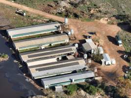 Drone flyover of piggery - Captured at Andgar Piggery, Dublin SA Australia.