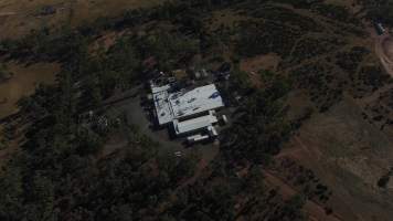 Drone flyover of hatchery - Captured at SBA Hatchery, Bagshot VIC Australia.