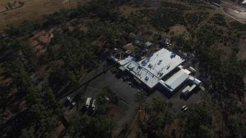 Drone flyover of hatchery - Captured at SBA Hatchery, Bagshot VIC Australia.
