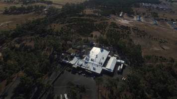 Drone flyover of hatchery - Captured at SBA Hatchery, Bagshot VIC Australia.