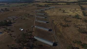 Drone flyover of hatchery - Captured at SBA Hatchery, Bagshot VIC Australia.