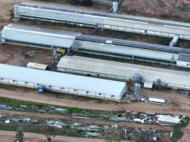 Drone flyover of piggery - Captured at Finniss Park Piggery, Mannum SA Australia.