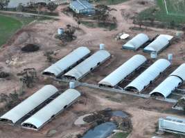 Drone flyover of piggery - Captured at Finniss Park Piggery, Mannum SA Australia.
