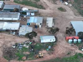 Drone flyover of piggery - Captured at Finniss Park Piggery, Mannum SA Australia.