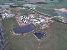 Drone flyover of piggery - Captured at Finniss Park Piggery, Mannum SA Australia.