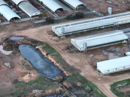 Drone flyover of piggery - Captured at Finniss Park Piggery, Mannum SA Australia.