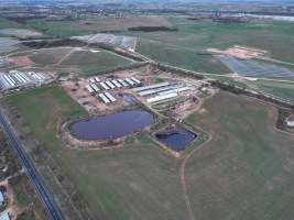 Drone flyover of piggery - Captured at Finniss Park Piggery, Mannum SA Australia.