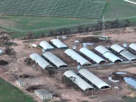 Drone flyover of piggery - Captured at Finniss Park Piggery, Mannum SA Australia.