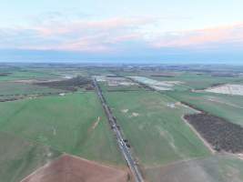 Drone flyover of piggery - Captured at Finniss Park Piggery, Mannum SA Australia.