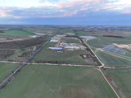 Drone flyover of piggery - Captured at Finniss Park Piggery, Mannum SA Australia.