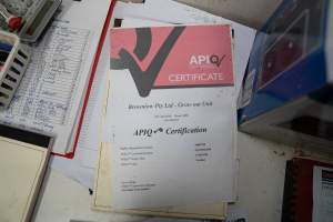 APIQ certifcation for Brownlow's 'Grow out Unit' - Captured at Brownlow Piggery - Grower Site, Brownlow SA Australia.