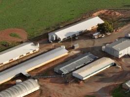 Drone flyover of piggery - Captured at Brownlow Piggery - Breeder Site, Brownlow SA Australia.