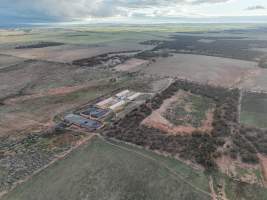 Drone flyover of piggery - Captured at Brownlow Piggery - Grower Site, Brownlow SA Australia.