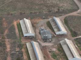 Drone flyover of piggery - Captured at Brownlow Piggery - Grower Site, Brownlow SA Australia.