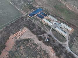 Drone flyover of piggery - Captured at Brownlow Piggery - Grower Site, Brownlow SA Australia.