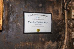 FTP Pig Industry Awards - 2025 - Farm Transparency Project awarded four Victorian piggeries the prize for Outstanding Cruelty to Pigs. Anonymous activists downloaded the certificates from the FTP website and hand-delivered them to the piggeries.
Second Place - Van Der Drift & Sons: This giant piggery was found to be infested with cockroaches and flies, with piglets suffering from mange while another was found with their leg trapped between the metal bars of a farrowing crate floor. The dead sows found dumped outside were, impressively, just the tip of the iceberg, with paperwork indicating that a sow died almost every day last year. - Captured at Van der Drift & Sons Piggery, Macorna VIC Australia.