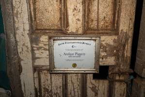 FTP Pig Industry Awards - 2025 - Farm Transparency Project awarded four Victorian piggeries the prize for Outstanding Cruelty to Pigs. Anonymous activists downloaded the certificates from the FTP website and hand-delivered them to the piggeries.
First Place - Andgar Piggery: Pigs drowning in their own waste; a pile of rotting corpses dumped in a pen inside one of the sheds, with live pigs stuck amongst them; large necrotic wounds; the list goes on. But Andgar wanted to be certain, to really make sure they clinched this award, and so last month, two sheds caught fire and around 350 pigs burned to death. - Captured at Andgar Piggery, Dublin SA Australia.