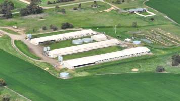 Drone flyover - Captured at Farm Pride Bears Lagoon - Pullet raising, Bears Lagoon VIC Australia.