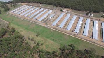 Drone flyover - Captured at Inghams Broiler Farm, Bargo NSW Australia.