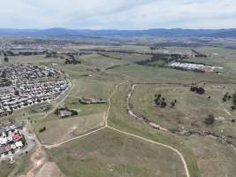 Drone flyover of egg farm - Captured at Parkwood Egg Farm, Holt ACT Australia.