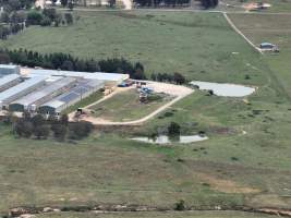 Drone flyover of egg farm - Captured at Parkwood Egg Farm, Holt ACT Australia.