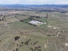 Drone flyover of egg farm - Captured at Parkwood Egg Farm, Holt ACT Australia.