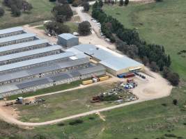 Drone flyover of egg farm - Captured at Parkwood Egg Farm, Holt ACT Australia.
