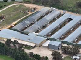 Drone flyover of egg farm - Captured at Parkwood Egg Farm, Holt ACT Australia.