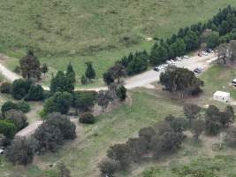 Drone flyover of egg farm - Captured at Parkwood Egg Farm, Holt ACT Australia.