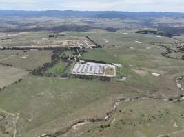 Drone flyover of egg farm - Captured at Parkwood Egg Farm, Holt ACT Australia.