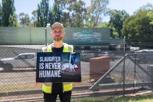Game Meats Company Vigil 2026 - Images taken at vigil outside Game Meats Company slaughterhouse in February 2026.
 - Captured at Game Meats Company Slaughterhouse, Eurobin VIC Australia.