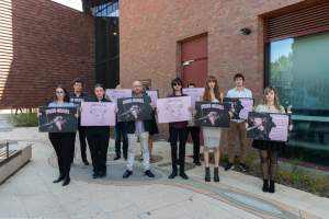 Free Olivia - 5 February 2026 - Images taken of supporters outside the Bendigo Magistrates' Court. The magistrate dismissed all charges against the man responsible for the r*pe of Olivia, a sow from Midland Bacon piggery. - Captured at Midland Bacon, Carag Carag VIC Australia.