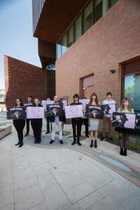 Free Olivia - 5 February 2026 - Images taken of supporters outside the Bendigo Magistrates' Court. The magistrate dismissed all charges against the man responsible for the r*pe of Olivia, a sow from Midland Bacon piggery. - Captured at Midland Bacon, Carag Carag VIC Australia.