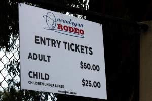 Protest outside of Queanbeyan Rodeo - Photos taken at a protest organised by Animal Liberation ACT and Animal Defenders Office outside of Queanbeyan Rodeo, where animals such as horse and cattle have been seen and recorded being chased, mistreated, and tormented. - Captured at NSW.