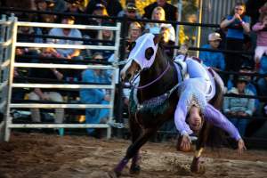 Bucking Bulls Australia Event - Bucking Bulls Australia event, run by Yass Rodeo. Activities such as Bull Riding and Trick Horse Riding occurred during this event. - Captured at Yass Show Society - Rodeo Arena, Yass NSW Australia.
