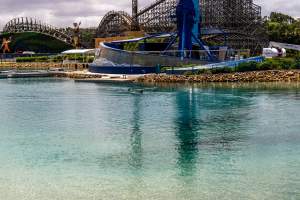 Dolphin enclosures at Sea World - Captured at Sea World, Main Beach QLD Australia.