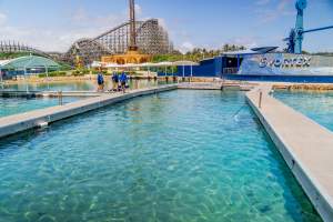 Dolphin enclosures at Sea World - Captured at Sea World, Main Beach QLD Australia.