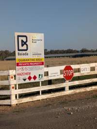 Signage - Captured at Baiada – Racecourse Road, Nagambie VIC Australia.