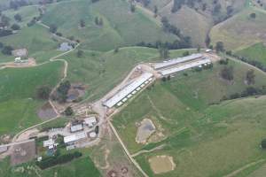 Drone Flyover - Captured at Newpark Dairy, Mountain View VIC Australia.