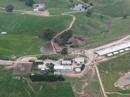 Drone Flyover - Captured at Newpark Dairy, Mountain View VIC Australia.