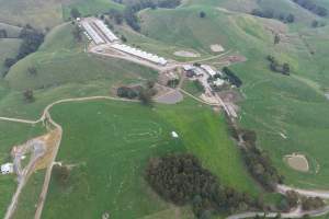 Drone Flyover - Captured at Newpark Dairy, Mountain View VIC Australia.
