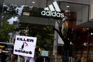 Global Day of Protest at Adidas 2023 - Photos taken at the Global Day of Protest at Adidas in 2023 in Canberra. This protest was hosted by Animal Defenders Office, Canberra Animal Rights Alliance, Save Canberra's Kangaroos, and Animal Liberation ACT. - Captured at ACT.